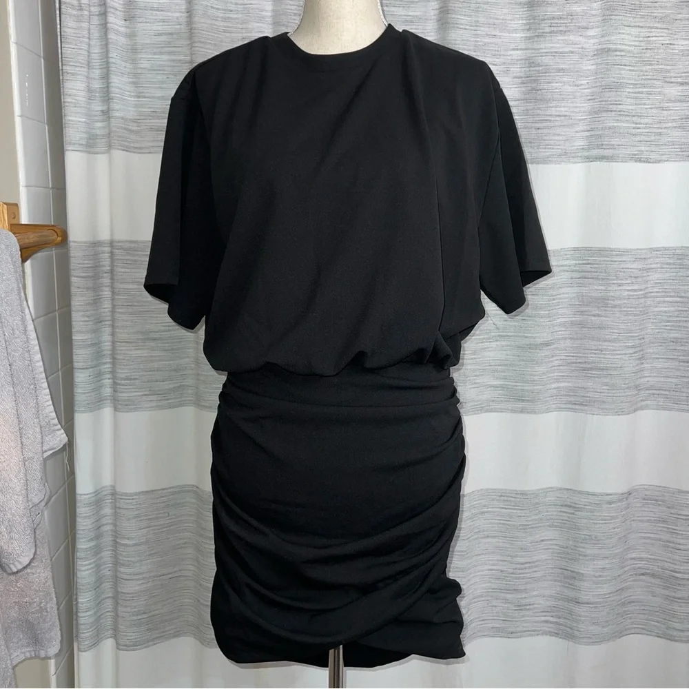 Abercrombie & Fitch Ruched Knit Mini Dress - Picture 6 of 11